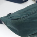 PRADA Shoulder Bag Nylon Green Auth 127874-16