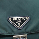 PRADA Shoulder Bag Nylon Green Auth 127874-14