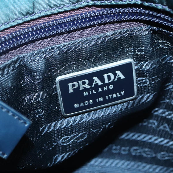 PRADA Shoulder Bag Nylon Green Auth 127874