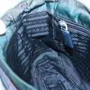 PRADA Shoulder Bag Nylon Green Auth 127874-19