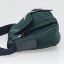 PRADA Shoulder Bag Nylon Green Auth 127874-5