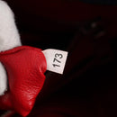 PRADA Shoulder Bag Leather Blue Silver Auth 127875V-11