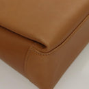 GUCCI Bamboo Hand Bag Leather Brown Gold 000 26 0175 Auth 127876-16