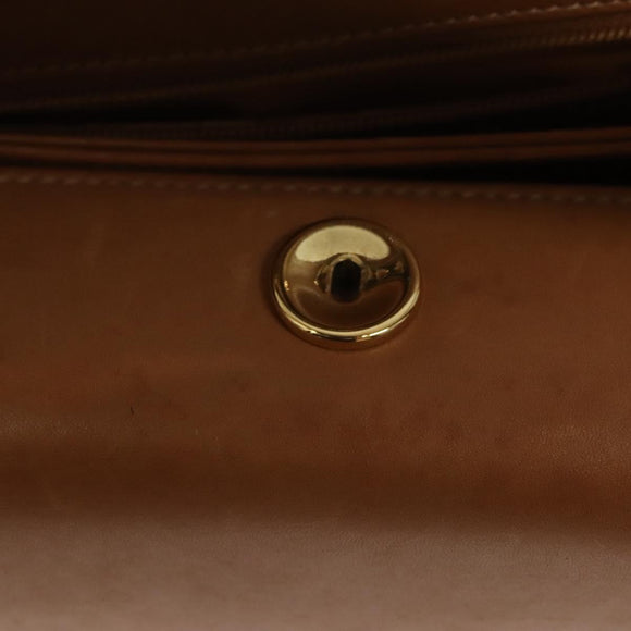 GUCCI Bamboo Hand Bag Leather Brown Gold 000 26 0175 Auth 127876