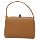 GUCCI Bamboo Hand Bag Leather Brown Gold 000 26 0175 Auth 127876-13