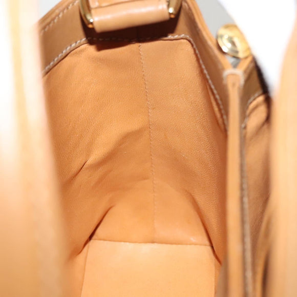 GUCCI Bamboo Hand Bag Leather Brown Gold 000 26 0175 Auth 127876