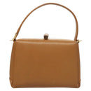 GUCCI Bamboo Hand Bag Leather Brown Gold 000 26 0175 Auth 127876-2