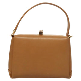 GUCCI Bamboo Hand Bag Leather Brown Gold 000 26 0175 Auth 127876 - 0