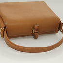 GUCCI Bamboo Hand Bag Leather Brown Gold 000 26 0175 Auth 127876-6