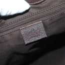 GUCCI GG Canvas Hand Bag Gold Beige 170004 Auth 127879-18