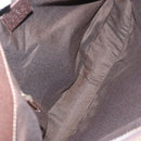 GUCCI GG Canvas Hand Bag Gold Beige 170004 Auth 127879-10