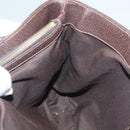 GUCCI GG Canvas Hand Bag Gold Beige 170004 Auth 127879-22