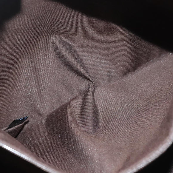 GUCCI GG Canvas Hand Bag Gold Beige 170004 Auth 127879