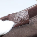 GUCCI GG Canvas Hand Bag Gold Beige 170004 Auth 127879-12