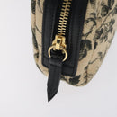 GUCCI Pouch Canvas Beige Gold 442690 Auth 127880-13