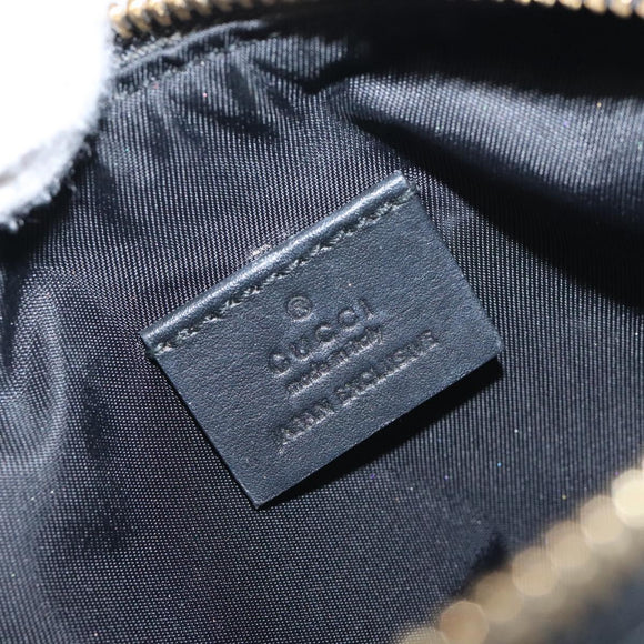 GUCCI Pouch Canvas Beige Gold 442690 Auth 127880