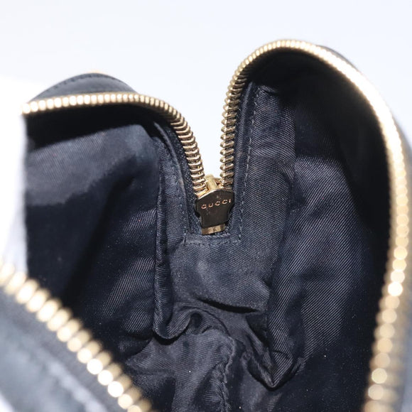 GUCCI Pouch Canvas Beige Gold 442690 Auth 127880