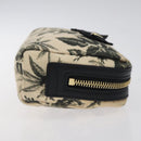 GUCCI Pouch Canvas Beige Gold 442690 Auth 127880-4