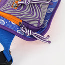 GUCCI Waist bag Nylon Silver Purple 752102 Auth 127885M-16