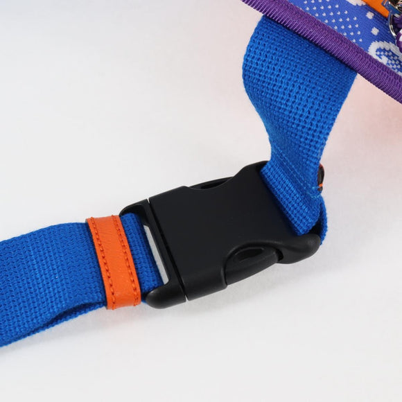 GUCCI Waist bag Nylon Silver Purple 752102 Auth 127885M