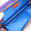 GUCCI Waist bag Nylon Silver Purple 752102 Auth 127885M-19