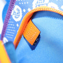 GUCCI Waist bag Nylon Silver Purple 752102 Auth 127885M-22