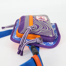 GUCCI Waist bag Nylon Silver Purple 752102 Auth 127885M-4