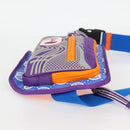 GUCCI Waist bag Nylon Silver Purple 752102 Auth 127885M-5