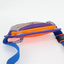 GUCCI Waist bag Nylon Silver Purple 752102 Auth 127885M-6