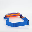 GUCCI Waist bag Nylon Silver Purple 752102 Auth 127885M-7