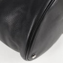 BALENCIAGA Shoulder Bag Leather Black Auth 127888V-10