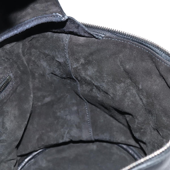BALENCIAGA Shoulder Bag Leather Black Auth 127888V