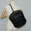 BALENCIAGA Shoulder Bag Leather Black Auth 127888V-28