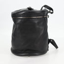 BALENCIAGA Shoulder Bag Leather Black Auth 127888V-3