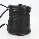 BALENCIAGA Shoulder Bag Leather Black Auth 127888V-4