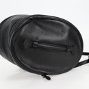 BALENCIAGA Shoulder Bag Leather Black Auth 127888V-6