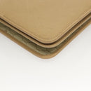 Christian Dior Shoulder Bag Leather Beige Gold Auth 127889-12