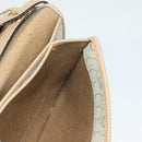 Christian Dior Shoulder Bag Leather Beige Gold Auth 127889-18