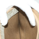 Christian Dior Shoulder Bag Leather Beige Gold Auth 127889-19