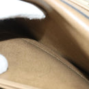 Christian Dior Shoulder Bag Leather Beige Gold Auth 127889-20