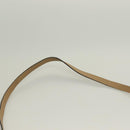 Christian Dior Shoulder Bag Leather Beige Gold Auth 127889-8