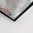 PRADA Wallet Patent leather Silver Auth 127893M-16