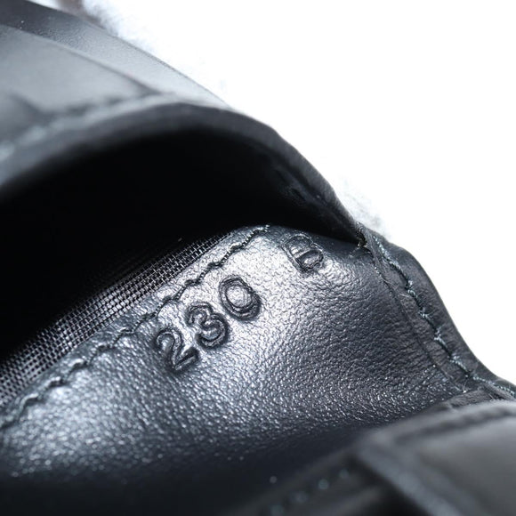 PRADA Wallet Patent leather Silver Auth 127893M