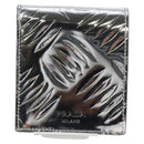 PRADA Wallet Patent leather Silver Auth 127893M-13