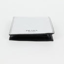 PRADA Wallet Patent leather Silver Auth 127893M-6