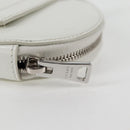 PRADA Coin Purse Patent leather White Auth 127894V-13
