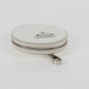PRADA Coin Purse Patent leather White Auth 127894V-6
