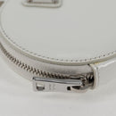 PRADA Coin Purse Patent leather White Auth 127894V-8