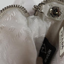 PRADA Shoulder Bag Nylon White Silver Auth 127895V-20