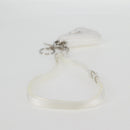 PRADA Shoulder Bag Nylon White Silver Auth 127895V-7